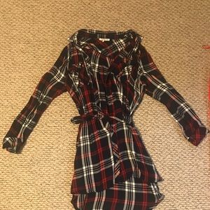 Flannel dress